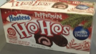 10 Hostess Peppermint Ho Hos Christmas Limited Edition In One Minute [upl. by Carpenter66]