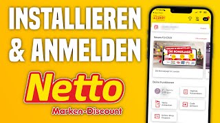 Netto App installieren amp anmelden  Netto App Tutorial [upl. by Ahsirahc17]