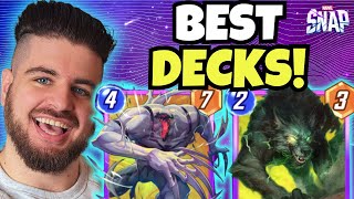 The BEST DECKS To CLIMB In MARVEL SNAP  KMB Top Infinite Decks 12124 December Nine Realms SZN [upl. by Notniw19]