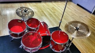 Evans Red Hydraulic Drum Head Review [upl. by Mahtal]