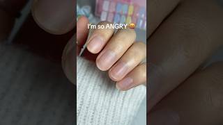 She’s a FAKE friend 😭 nails nailart manicure nailtutorial gelnails nailpolish naildesigns [upl. by Stiruc]