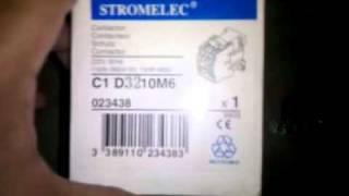 CONTACTOR STROMELEC 220v 60hz 41 [upl. by Ramso247]