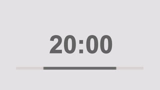 20 minute countdown timer with alarm [upl. by Carl]