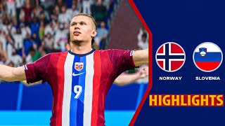 Norway Vs Slovenia Match HIGHLIGHTS  UEFA National League [upl. by Hairem194]