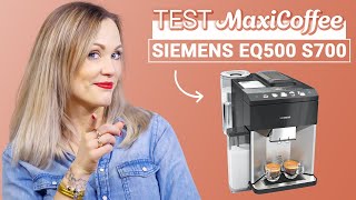 Nous avons testé la machine à café grain SIEMENS EQ500 S700 TQ507RX3  Le Test MaxiCoffee [upl. by Acirehs]