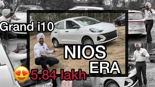 nios base model only in 584 lakh  hyundai grand i10 nios Era base model detail review ￼ [upl. by Ihsorih]