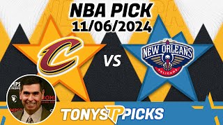 Cleveland Cavaliers vs New Orleans Pelicans Pick 11624 NBA Betting Strategy [upl. by Judie121]