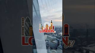 You Wont Believe the VIEW from Londons Sky Garden london shorts [upl. by Ynnhoj]