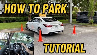 How To Park a Car Beginners Tutorial [upl. by Enelram685]