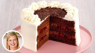 Professional Baker Teaches You How To Make BLACK FOREST CAKE [upl. by Burgwell]