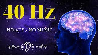 Pure 40 HZ Binaural Beats  Access Your Higher Mind Awaken the Genius Within You [upl. by Mackoff]