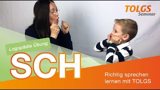 Logopädie Übung für Kinder – Lautbildung SCH [upl. by Oiralih]