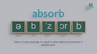 How to pronounce absorb [upl. by Jaenicke]