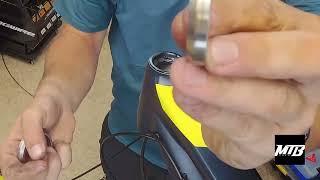 How to Fix a Creaking Headset and Guide to Replacing Bearings on Your Mountain Bike [upl. by Paulie643]