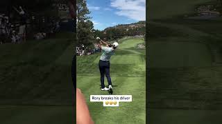 Rory Mcilroy Breaks Driver [upl. by Eliades]