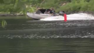 Boat on the Schuylkill River  Betzwood Park [upl. by Dyraj289]