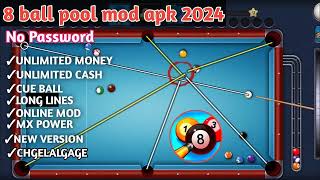 NEW UPDATE  8 ball pool hack mod apk v55 8 2unlimited money and unlock all charactersSkGaming [upl. by Samohtnhoj]