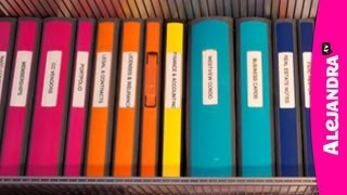 Binder Organization  Best Binders amp Dividers to Use for Home Office or School Papers [upl. by Sefton43]