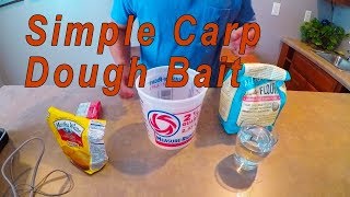 Easy to Make Carp Dough Bait Simple and Cheap [upl. by Erdei]