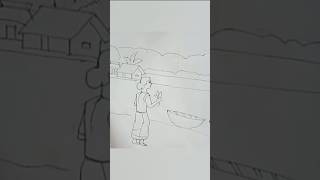 How to draw autumn sinari drawing shortsviralvideo [upl. by Coney]