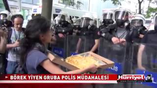 Börek ikramına biber gazı İstanbul Gezi Parkı [upl. by Eet]