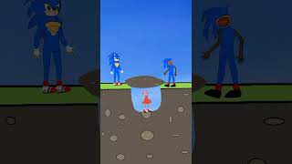 Sonic the hedgehog funny story amy sonic monster shorts [upl. by Dlorrej]