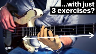 Master the ENTIRE bass neck with only 3 SIMPLE exercises [upl. by Naira]