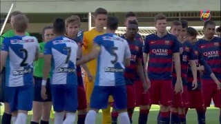 HIGHLIGHTS FUTBOL 2A B FC Barcelona B – CE Sabadell 13 [upl. by Luoar535]