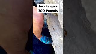 2 fingers 200 pounds climbing bouldering shorts [upl. by Munniks]