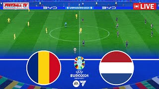 ROMANIA vs NETHERLANDS  UEFA EURO 2024  Football Match All Goals  FC 24 Gameplay [upl. by Dempsey]