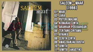 SALEEM  MAAF 1998 FULL ALBUM [upl. by Upshaw984]