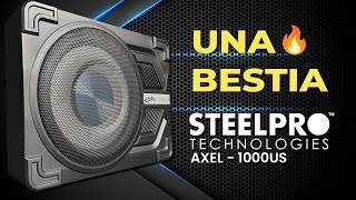 Subwoofer Amplificado SteelPro AXEL1000US  Audioonline [upl. by Stanton]