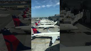 Concourse G Terminal C Delta Airlines LaGuardia Airport nyc queens deltaairlines laguardia [upl. by Appleton]