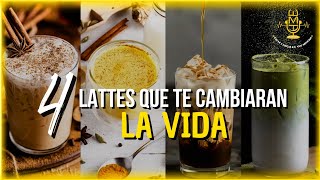 4 LATTES QUE TE CAMBIARÁN LA VIDA  GOLDEN MILK  MATCHA  EYMETS [upl. by Aicyle]