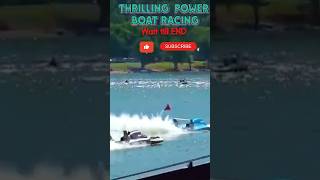 Powerboat High Speed Thrilling Race Credit H1Unlimitedshorts boat [upl. by Suiraj]