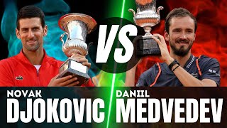 Novak Djokovic VS Daniil Medvedev Men Tennis Comparison [upl. by Enomad]