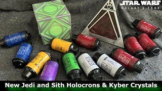 Star Wars Galaxy’s Edge  New Jedi and Sith Holocrons V2  2024 Release [upl. by Ytteb]