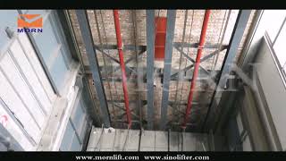 Video10ton Vertical Hydraulic Freight ElevatorCargo Lift from MORN®LIFT [upl. by Yonah]