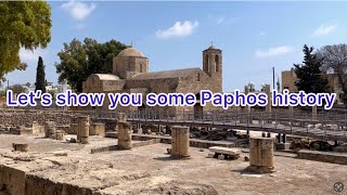 Paphos Cyprus has so much history you just have to know where it is so go out and explore [upl. by Enawyd72]