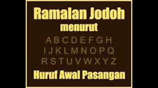 INILAH Ramalan Jodoh Berdasarkan Nama Yang Anda Miliki [upl. by Tiersten513]