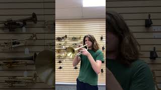 Check out Caden on the newest KCTC Excalibur custom trumpet trumpeter brassplayer acb music [upl. by Einniw]