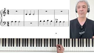 Etude 4  Comment apprendre le piano  Comment jouer la méthode piano [upl. by Sucramd]