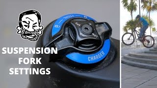 Suspension fork settings  What they mean [upl. by Chivers]