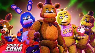 FNAF Animatronics Sing A Song FT Freddy Chica Foxy amp BonnieFive Nights At Freddys Movie Parody [upl. by Dibbrun]