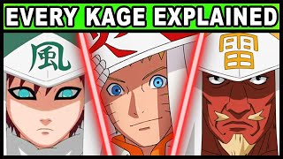 All 27 Kage and Their Powers Explained Naruto Shippuden  Boruto Every Kage [upl. by Eednus]