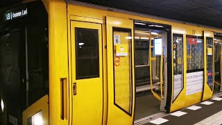 UBahn Berlin Mitfahrt im HK00 1001 mit 1004 zusammengekoppelt auf der U3 HD 1080p [upl. by Noral]