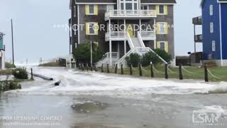 Frisco Pier Route 12 Frisco NC September 13 2018 Hurricane Florence [upl. by Akyeluz]