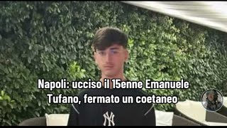 Napoli ucciso il 15enne Emanuele Tufano fermato un coetaneo [upl. by Eanehs404]