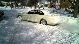 lexus sc400 winter burnout [upl. by Worra]