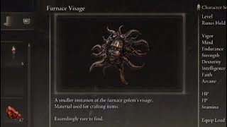 Elden Ring DLC Furnace Visage Farming Location Scadu Altus [upl. by Assillem]